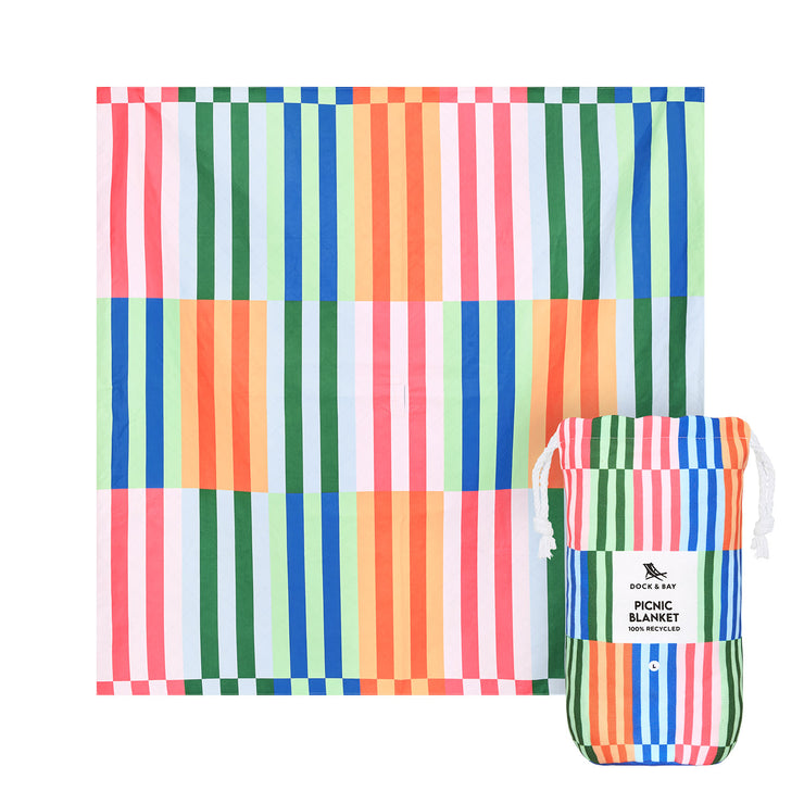 dock and bay picnic blanket