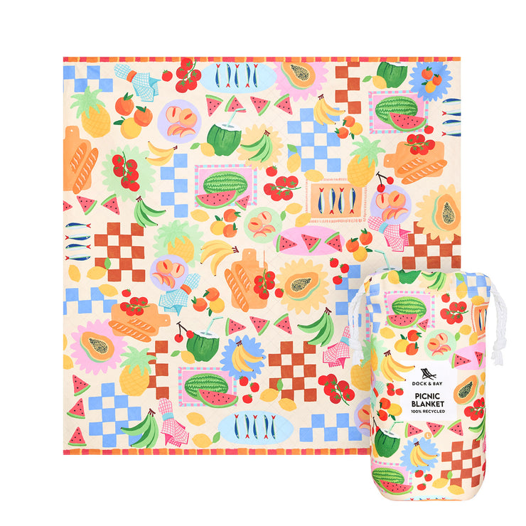 dock and bay picnic blanket