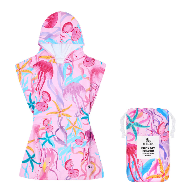 dock and bay poncho kids