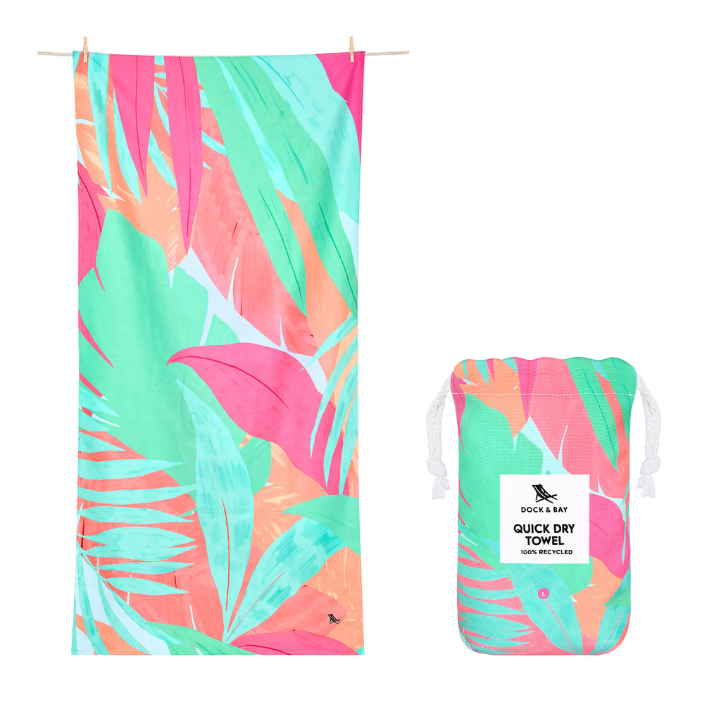 dock and bay towels beach