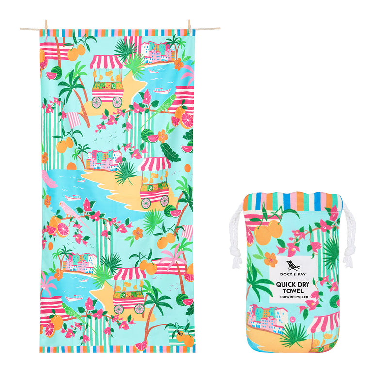 dock and bay towels beach