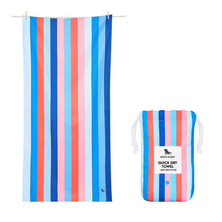 dock and bay towels beach