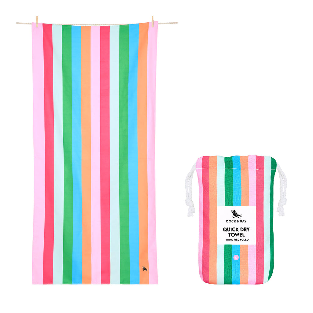 dock and bay towels beach