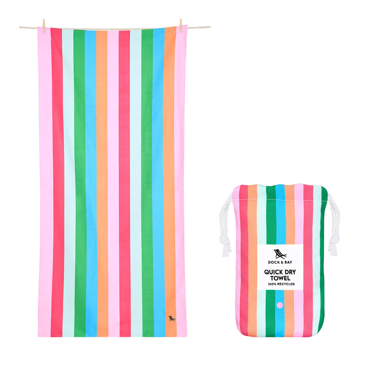 dock and bay towels beach