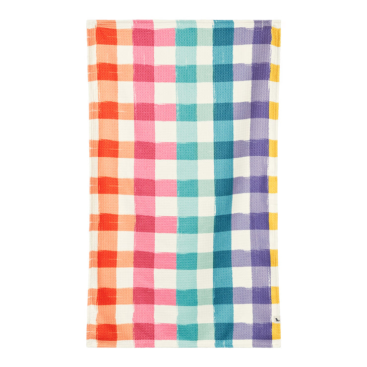dock and bay tea towel