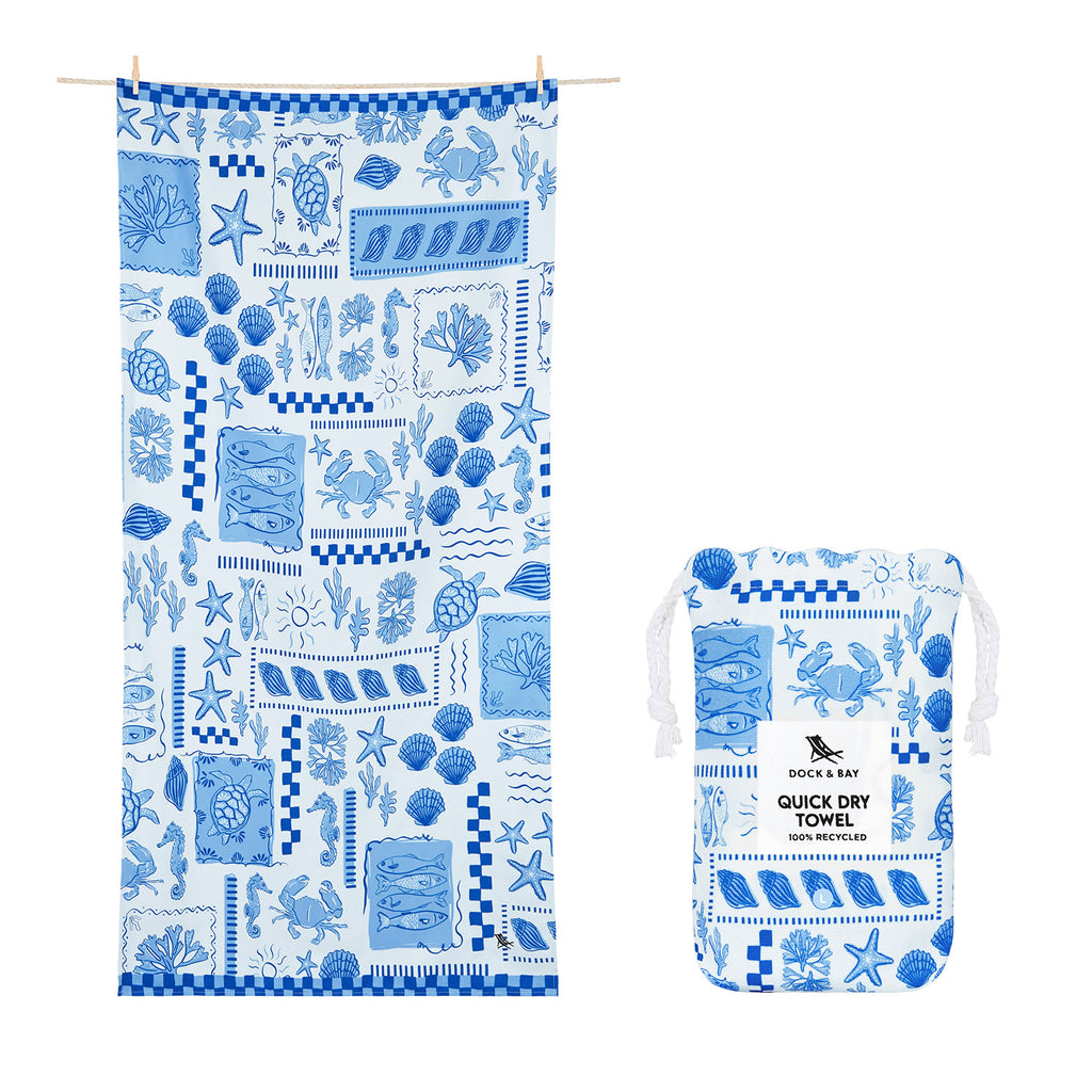 dock and bay towels beach
