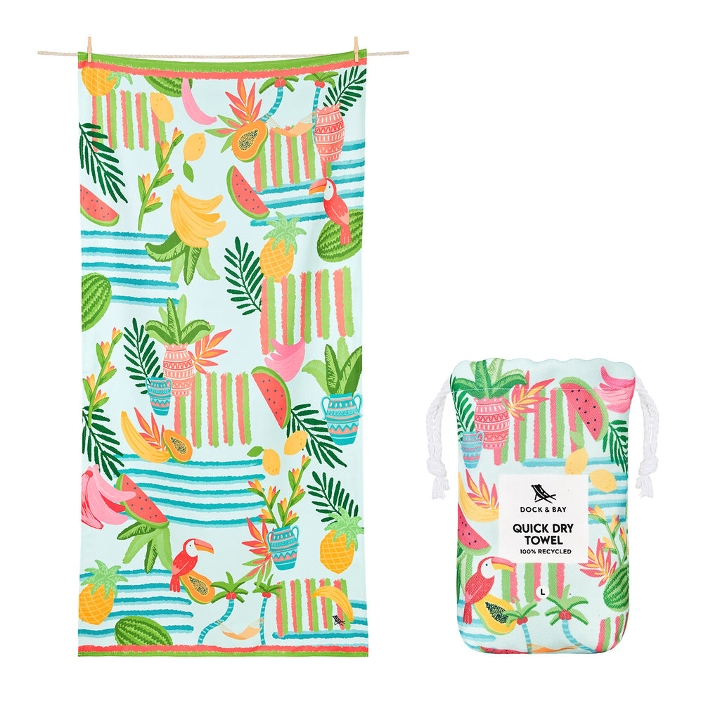 dock and bay towels beach