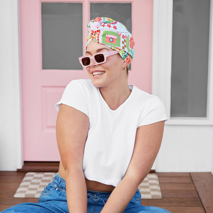 dock and bay hair wraps suede