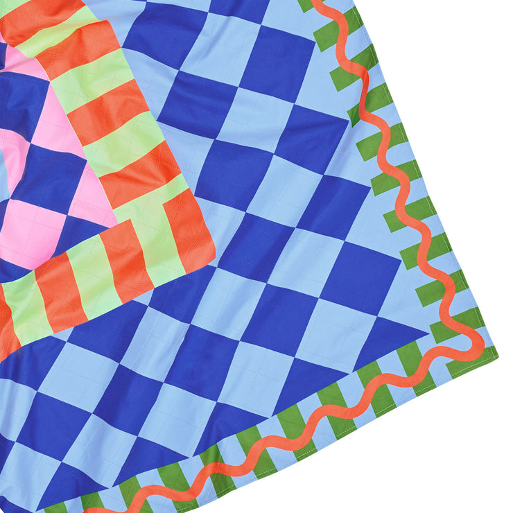 dock and bay picnic blanket