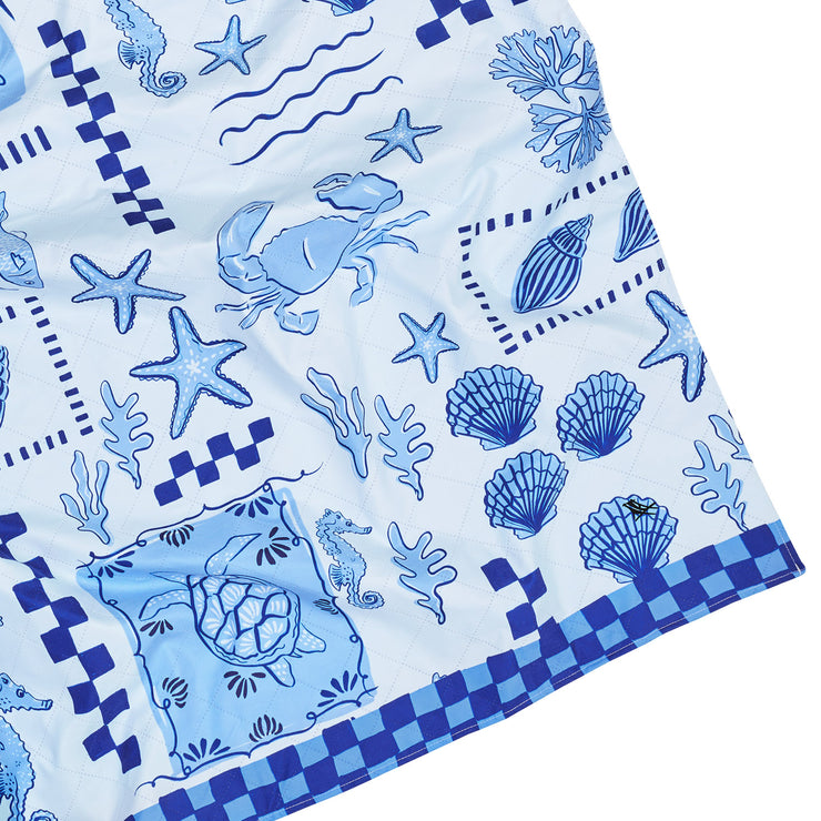 dock and bay picnic blanket