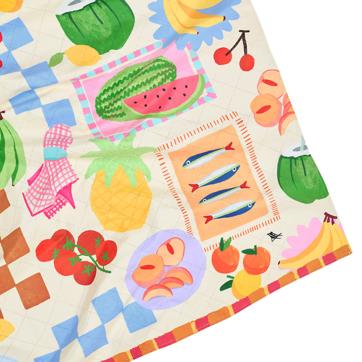 dock and bay picnic blanket