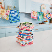 dock and bay tea towel