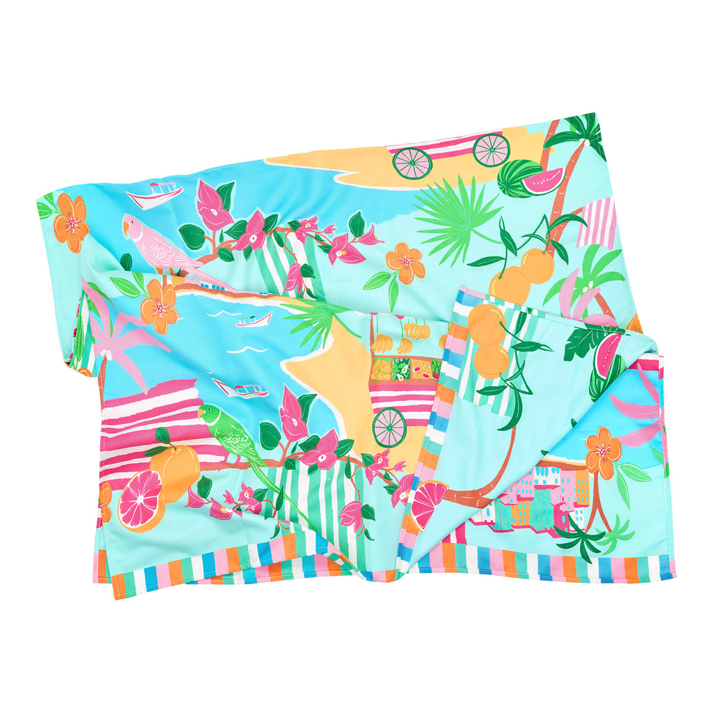 dock and bay towels beach