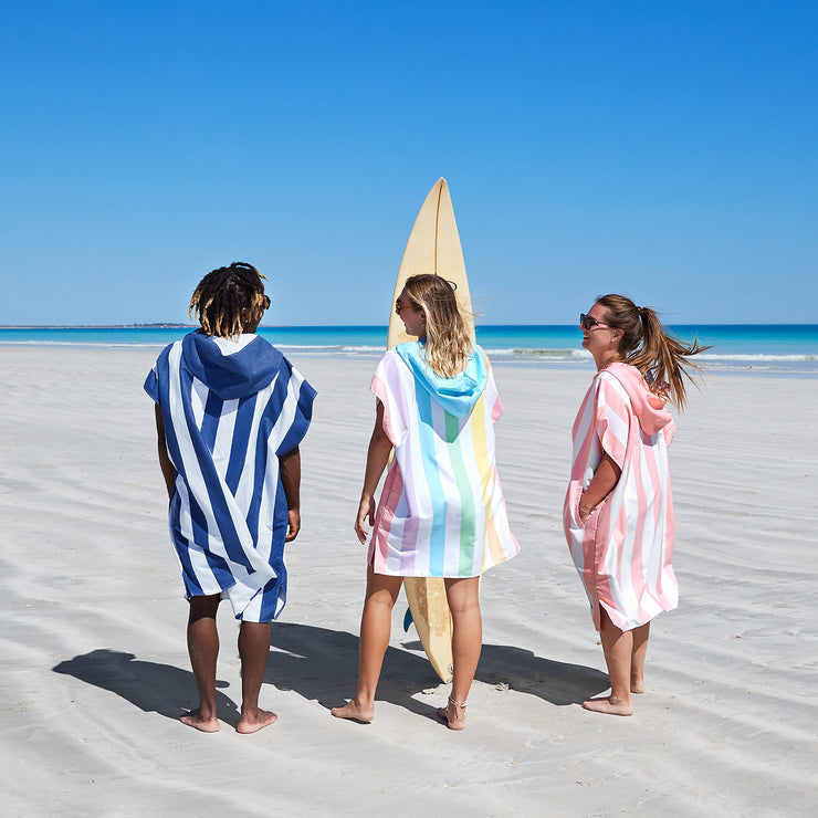 Dock & Bay Poncho Adults - Peach Sunrise