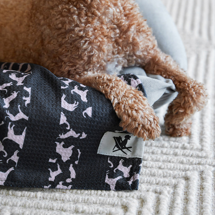 Dock & Bay Dog Towel - Rhubark & Custard
