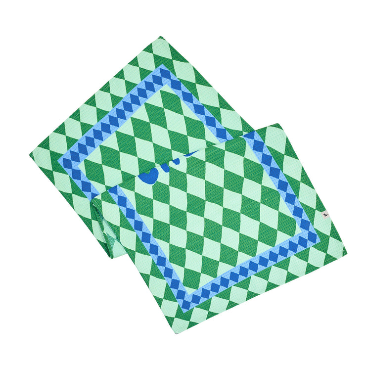 dock and bay tea towel