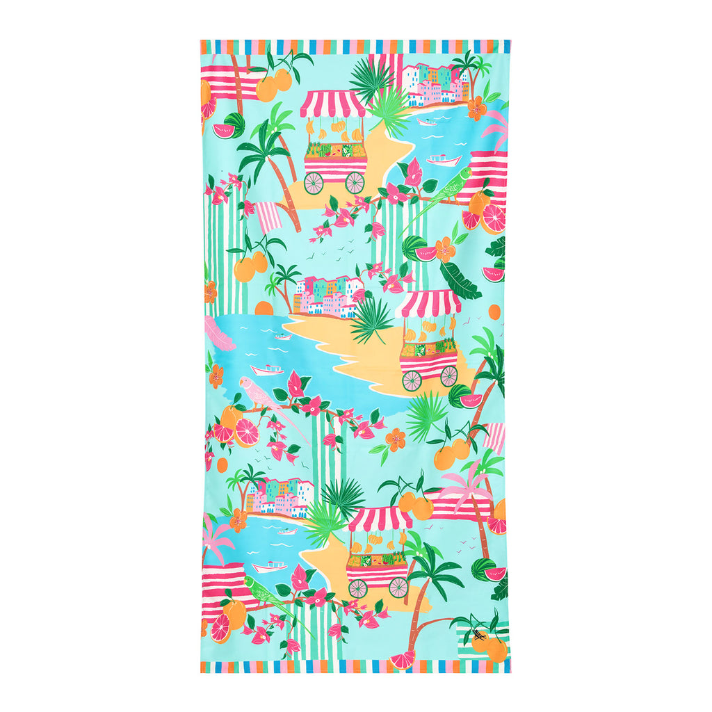 dock and bay towels beach