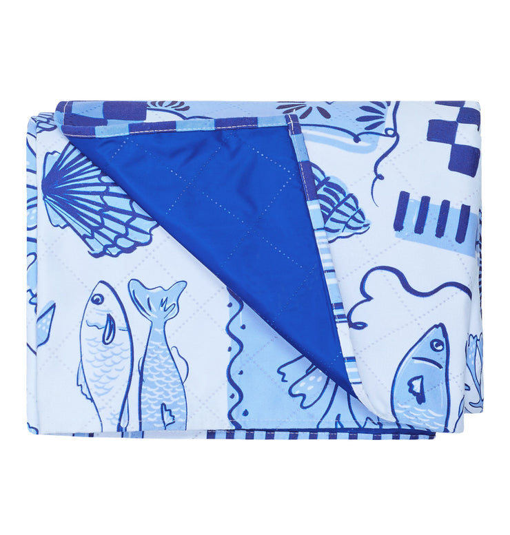 dock and bay picnic blanket