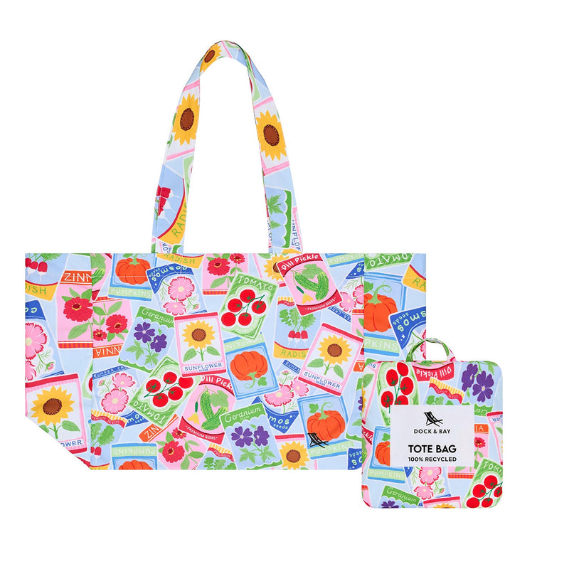 Foldaway Tote Bags - Grow Your Own Way