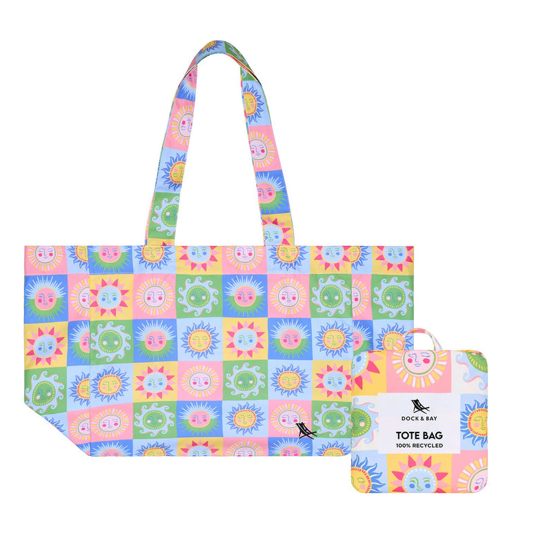 Foldaway Tote Bags - Pocket Full of Sunshine