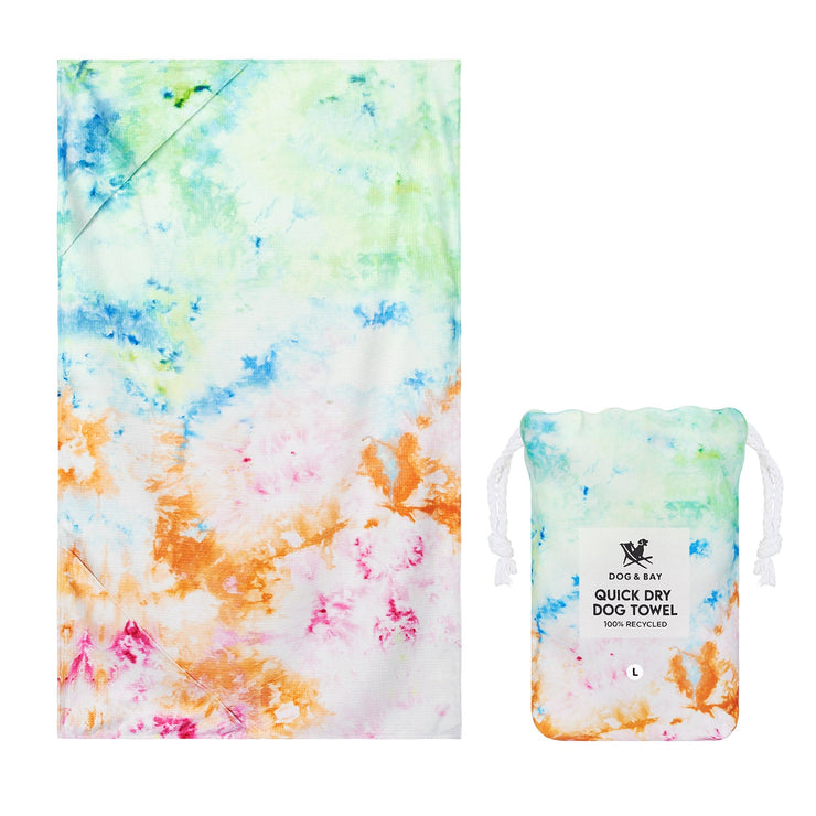 Dock & Bay Dog Towel - Sunset Splash