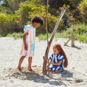 Dock & Bay Poncho Kids - Whitsunday Blue