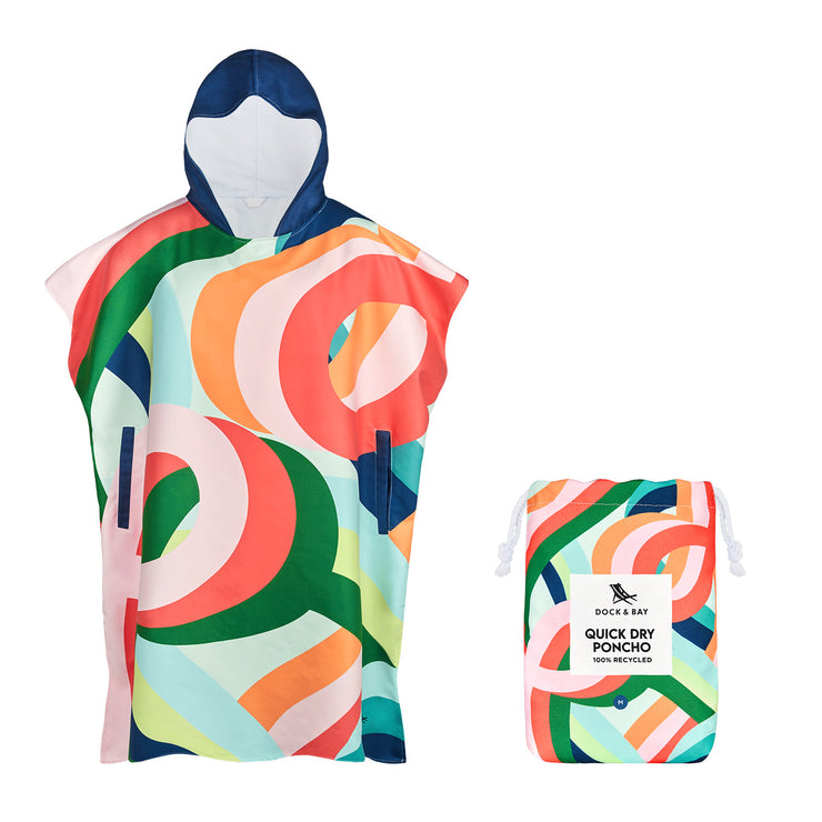 Dock & Bay Poncho - Adults - Fruit Loops - Outlet