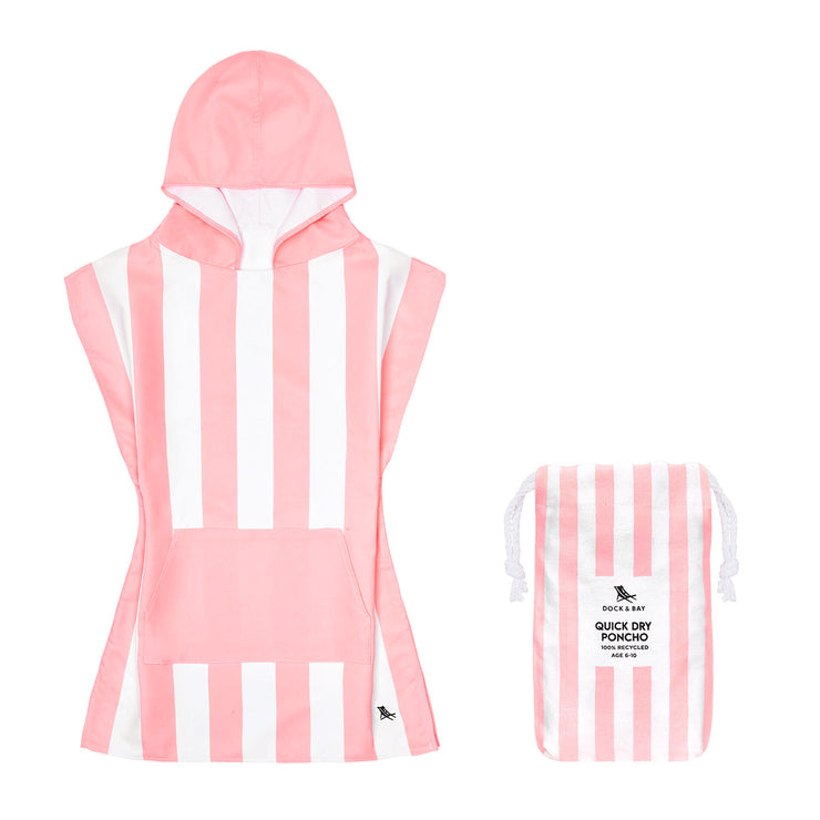 Dock & Bay Poncho - Kids - Malibu Pink