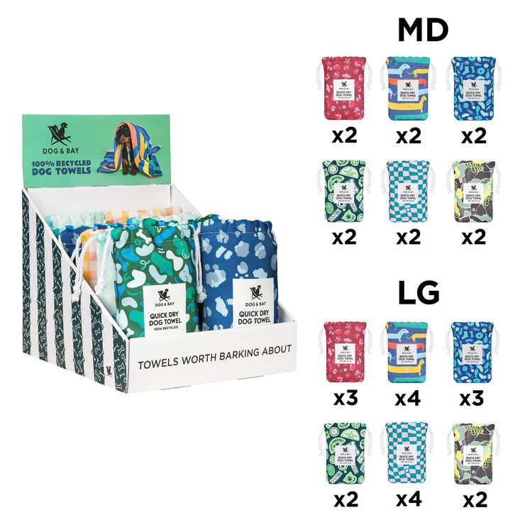 Dock & Bay - Point of Sale Display Small (Dog Towel)