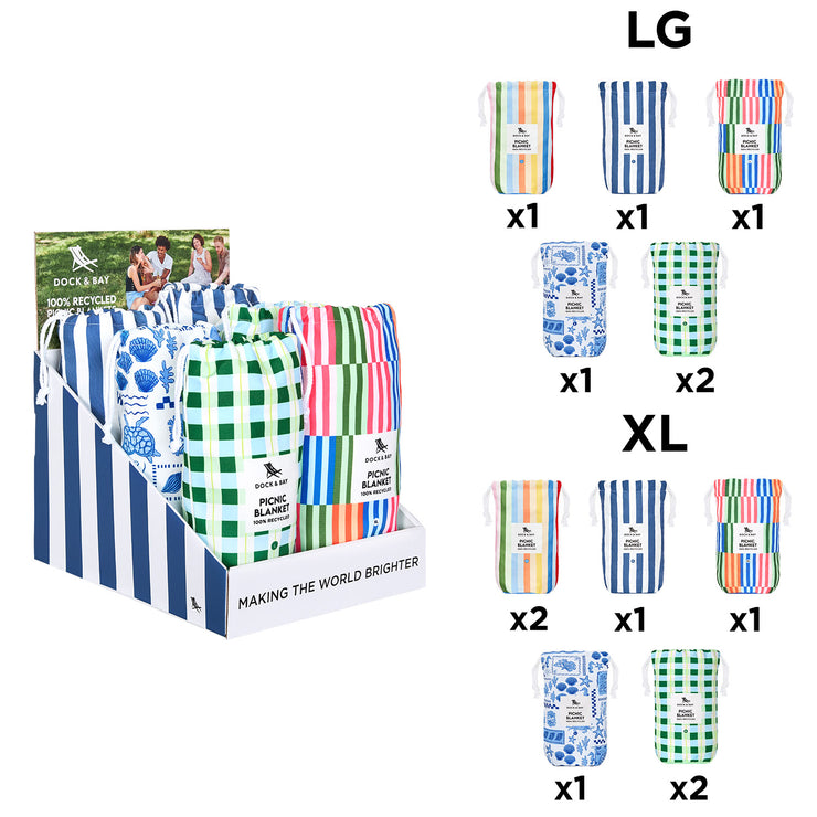 Dock & Bay - Point of Sale Display Small (Picnic) - Preorder