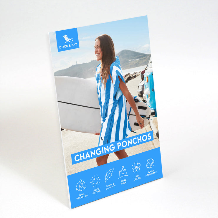 Dock & Bay Point of Sale Product Cards - Poncho Adult