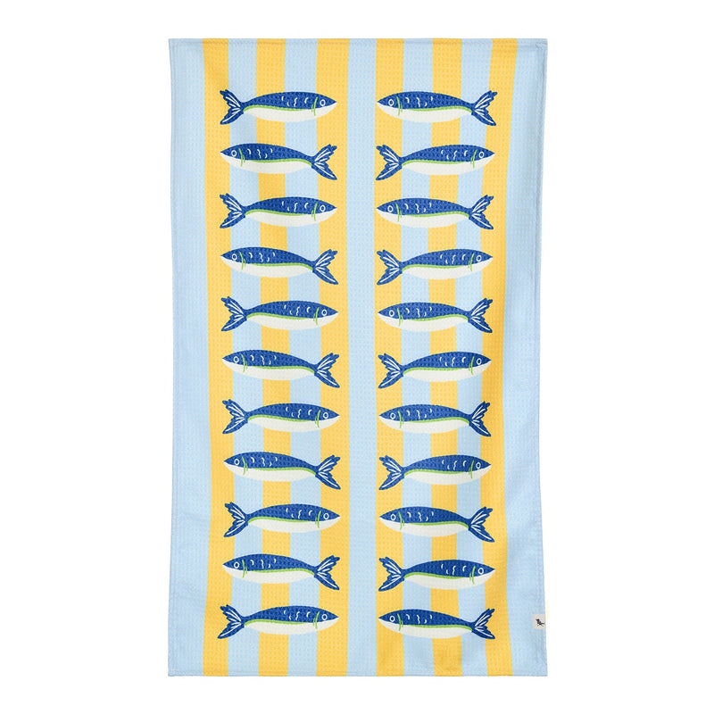 Tea Towel - Seaside Sardines