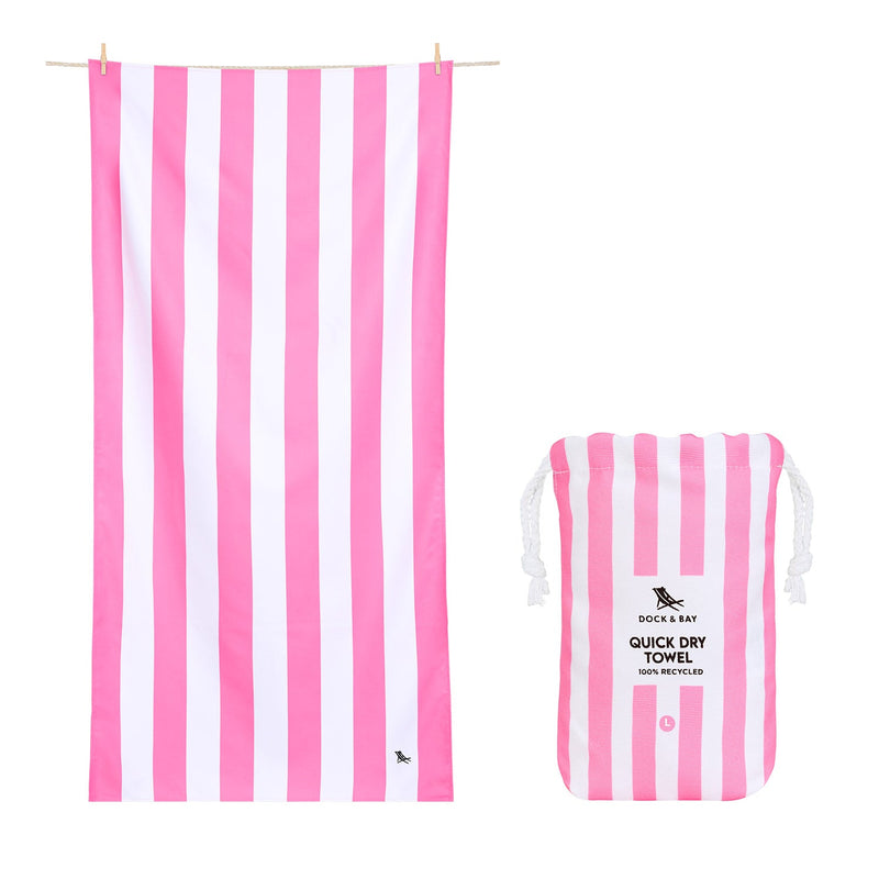 Quick Dry Towel - Palawan Pink