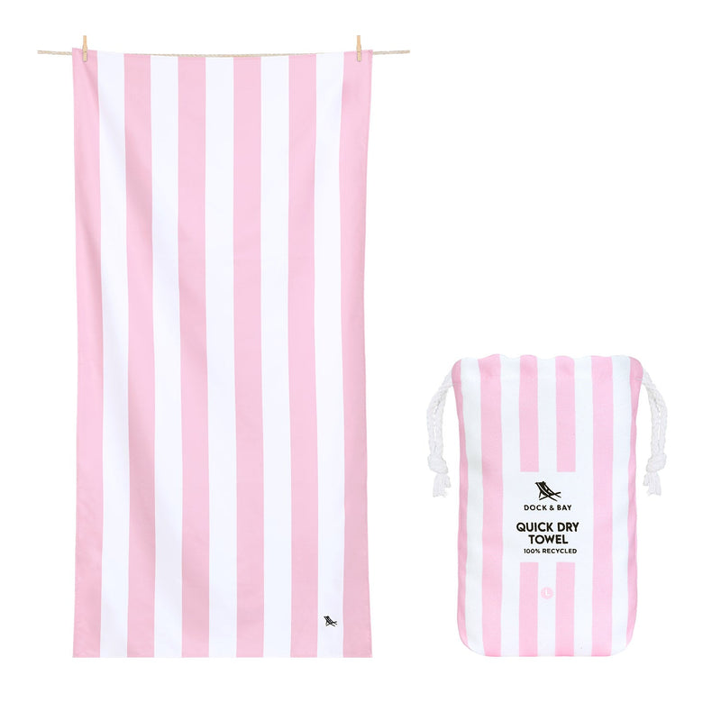 Quick Dry Towel - Positano Pink