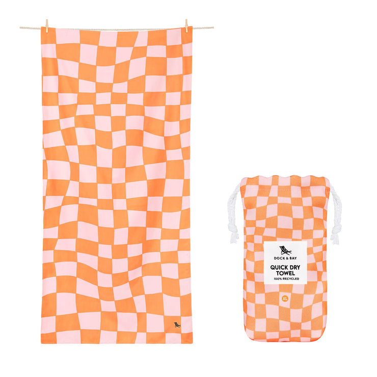 Dock & Bay Quick Dry Towels - Groovy Check